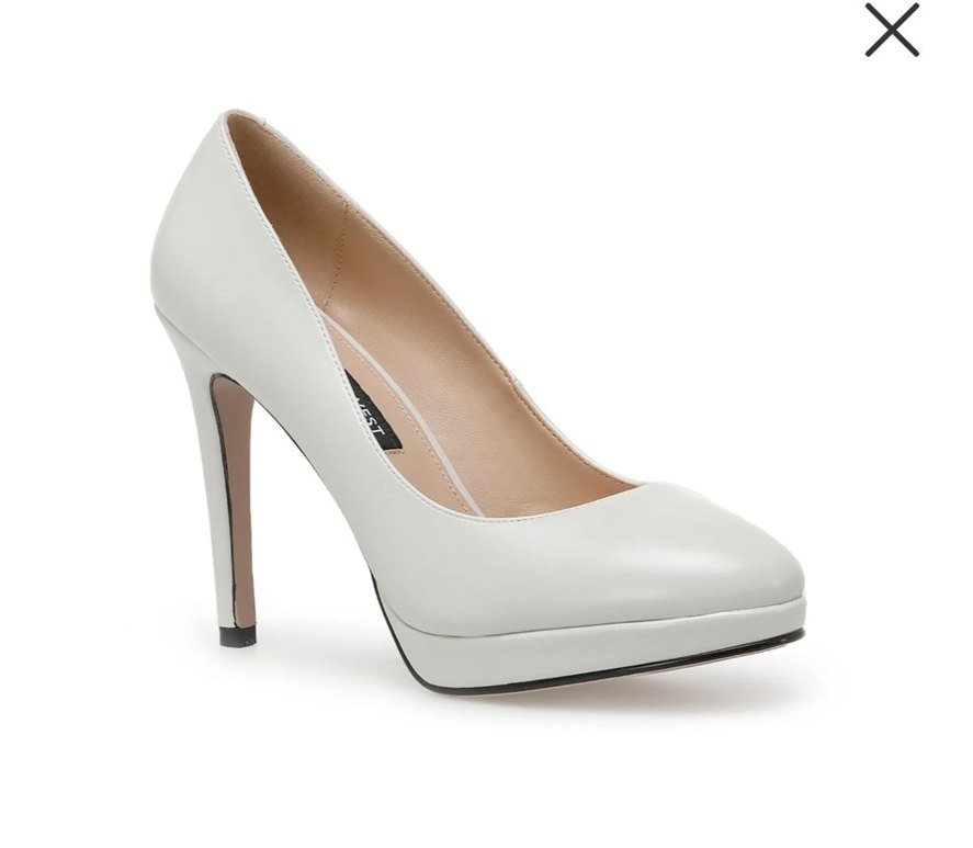 Nine West Beyaz  Stiletto - Görsel 2