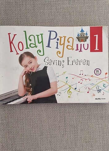 Sevinç erener kolay piyano 1 kitabı 