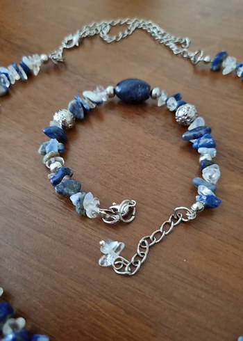 Zara Mavi Boncuklu Bohem Kadın Kolye ve Bileklik