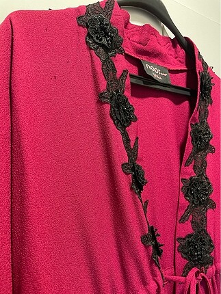 universal Beden pembe Renk Tasarım abaya noor butik