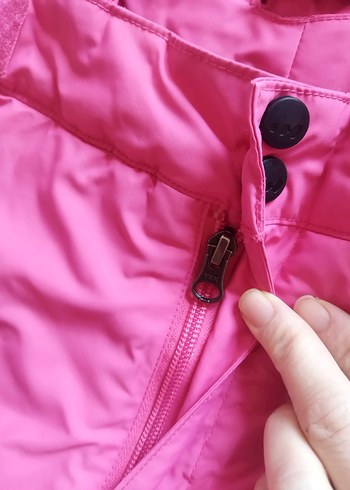 10 Yaş Beden Kızlar için Fermuarlı Pembe Street Wear Pantolon