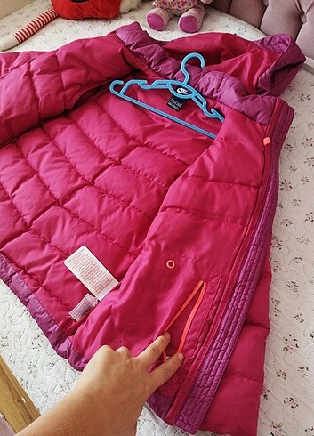 8 Yaş Beden pembe Renk Kız çocuk mont