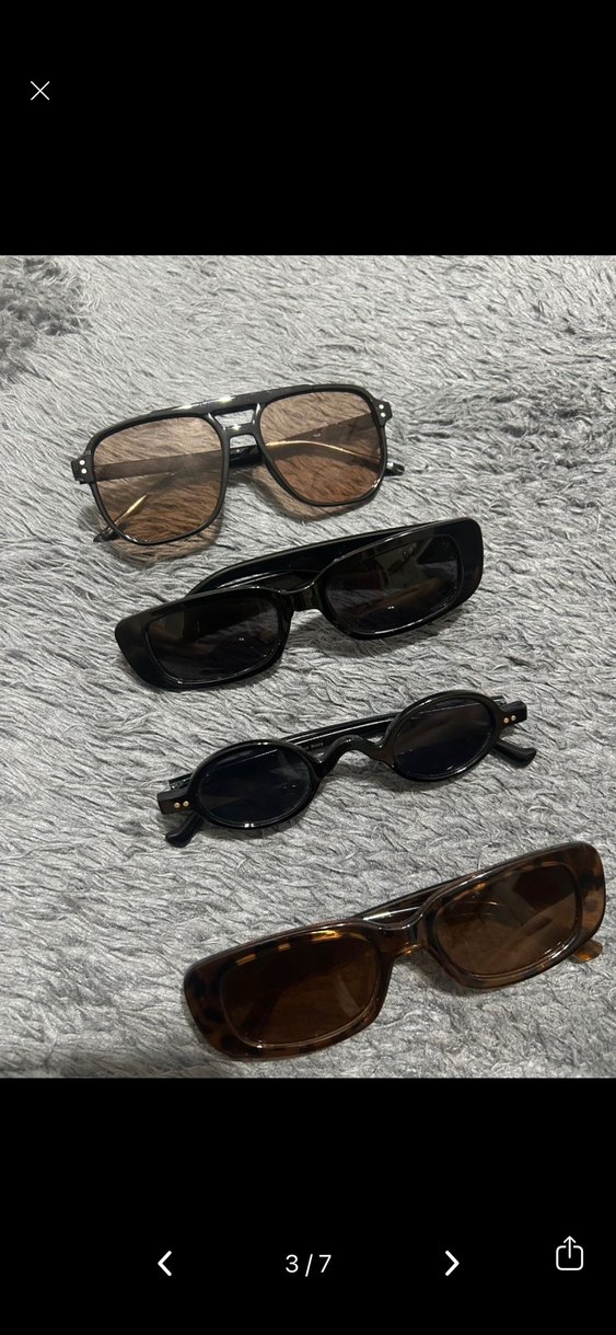 Toplu fiyat Kahverengi Retro Kadın Gözlükleri - Görsel 3