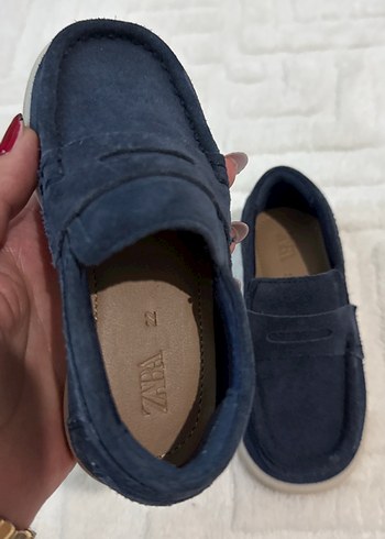 Mavi Süet Erkek Çocuk Özel Ayakkabı - Görsel 4