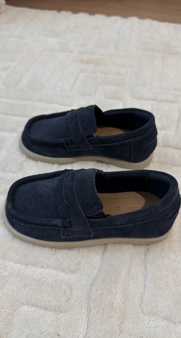 Mavi Süet Erkek Çocuk Özel Ayakkabı - Görsel 3