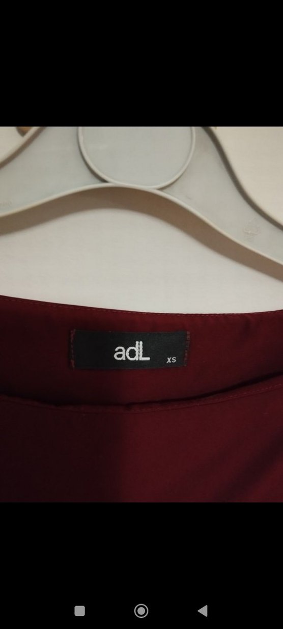 Bordo Kadın  Uzun Kollu bluz - Görsel 2