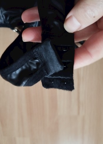 Siyah Deri Bustiyer - Görsel 5