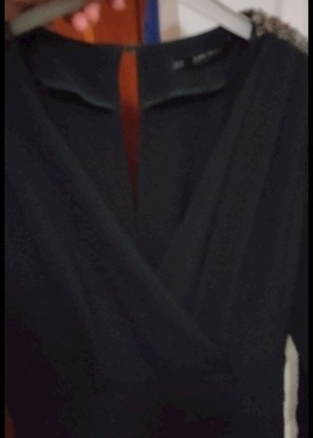 Kadın zümrüt yeşil Uzun Kollu Tulum - Görsel 5