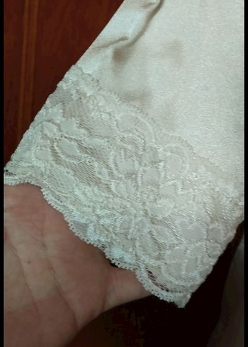 saten Uzun Kadın Sabahlık gecelik - Görsel 4