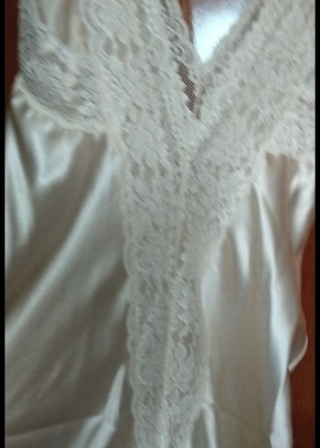 saten Uzun Kadın Sabahlık gecelik - Görsel 7