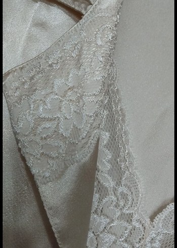 saten Uzun Kadın Sabahlık gecelik - Görsel 5