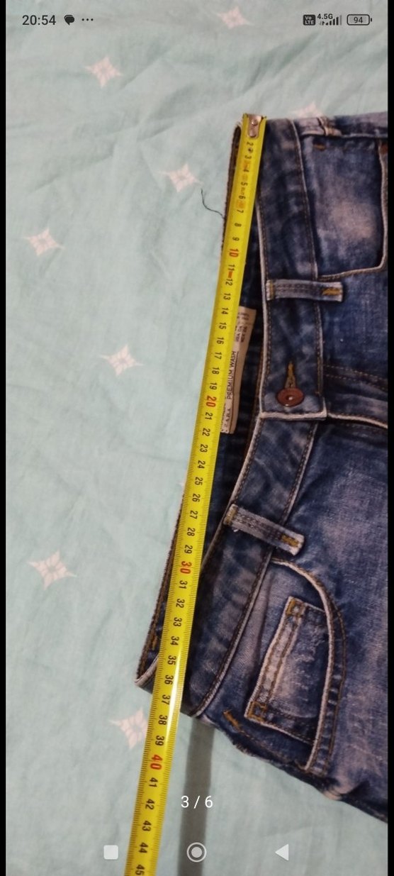 Yırtık Detaylı Kadın Kot Şort - Görsel 3