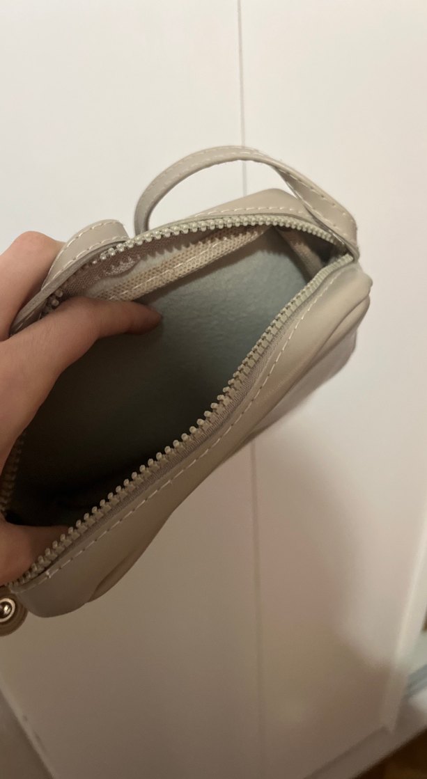 Bej Deri Kadın Çapraz Çanta - Görsel 4