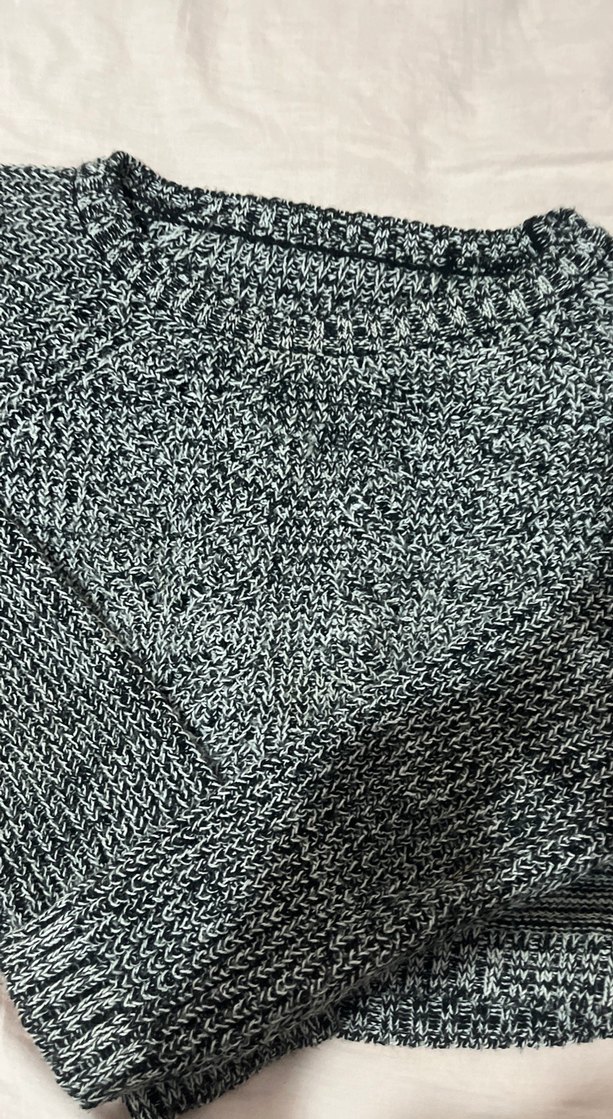 Gri Örgü Salaş Kadın Kazak - Görsel 4