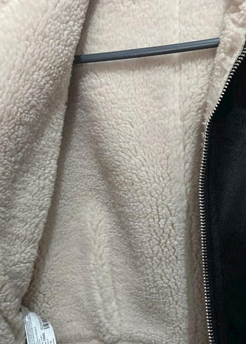 Kürklü Siyah Deri Kadın Ceket mont kaban - Görsel 7