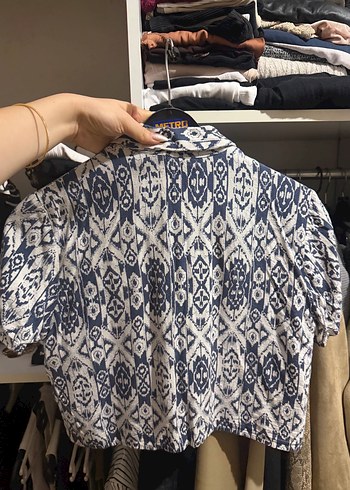 Pull and Bear Vintage retro Kısa Kollu gömlek