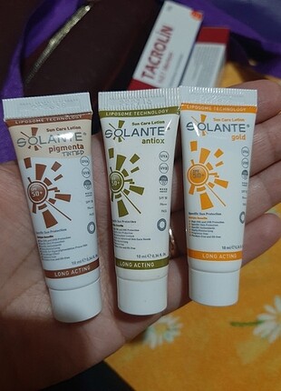Solante antiox,pigmente tinted,gold tanesi 10 ml dir