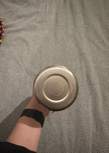 1L Beyaz Paslanmaz Çelik Su  Matara - Görsel 2