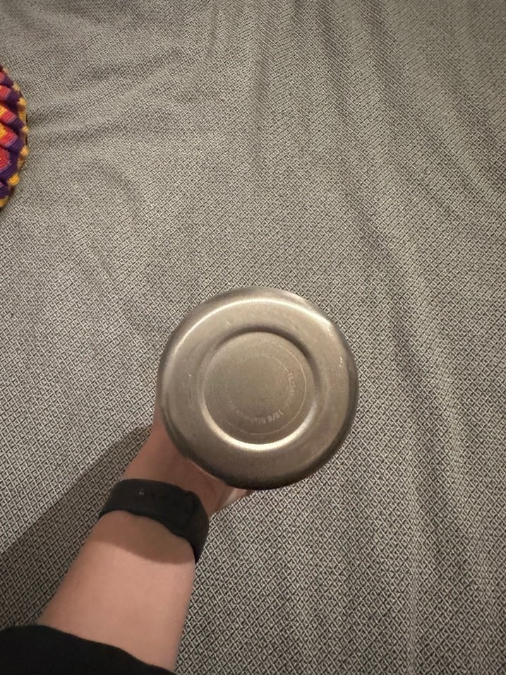 1L Beyaz Paslanmaz Çelik Su  Matara - Görsel 2