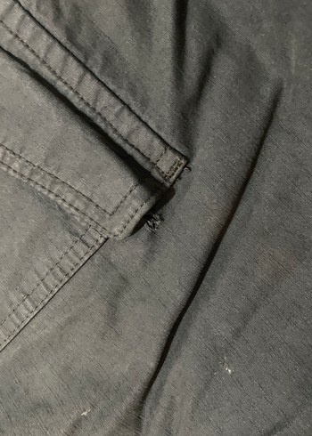 Erkek Lacivert Kemerli Bol Kesim Kot Pantolon - Görsel 5