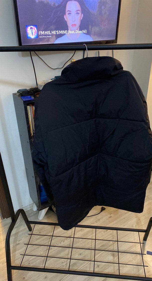 Siyah Fermuarlı Erkek Kışlık Mont - Görsel 4