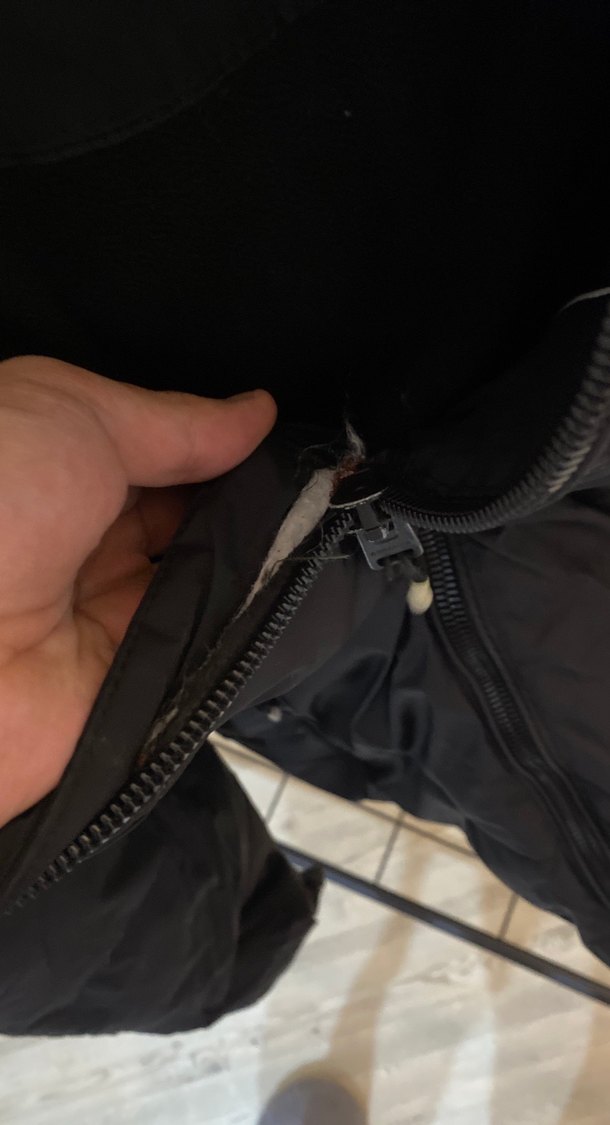 Siyah Fermuarlı Erkek Kışlık Mont - Görsel 5