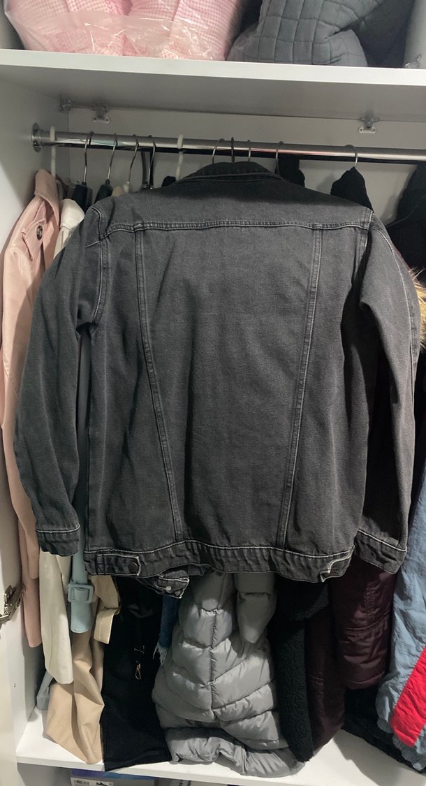 Siyah kot ceket - Görsel 3