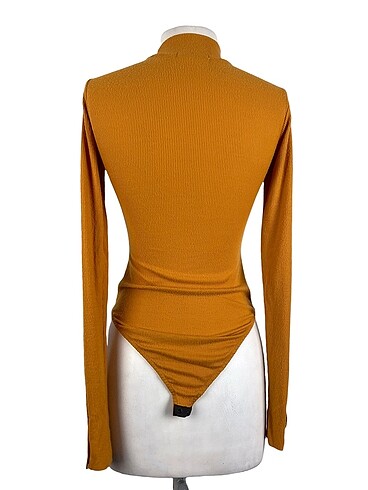 m Beden Fitilli triko bodysuit