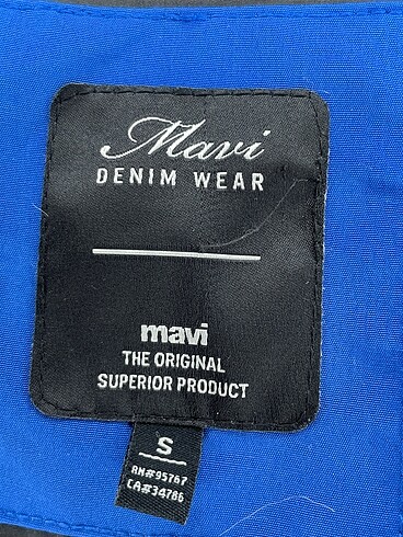 s Beden mavi Renk Mavi Jeans Mont %70 İndirimli.