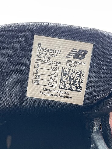 39 Beden siyah Renk New Balance Spor Ayakkabı p İndirimli.