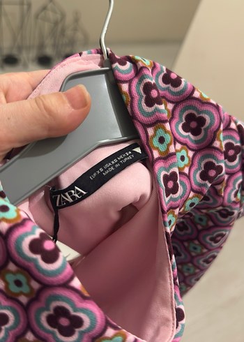 Renkli Bağcıklı mini elbise - Görsel 5