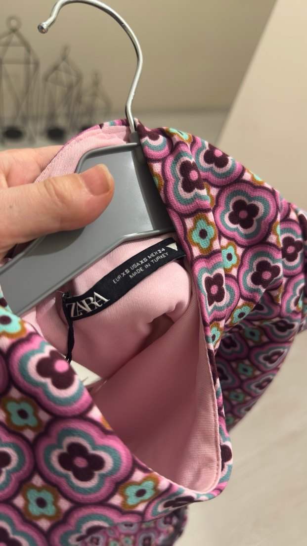 Renkli Bağcıklı mini elbise - Görsel 5