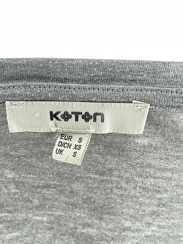s Beden gri Renk Koton T-shirt %70 İndirimli.