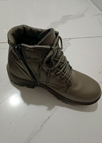 yeşil Deri Erkek Günlük Bot - Görsel 3