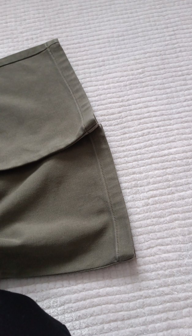 Erkek Kemerli Normal Kesim Haki Pantolon - Görsel 4