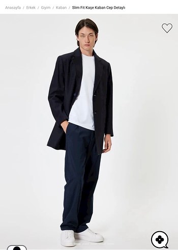 Slim Fit Kaban Cep Detaylı