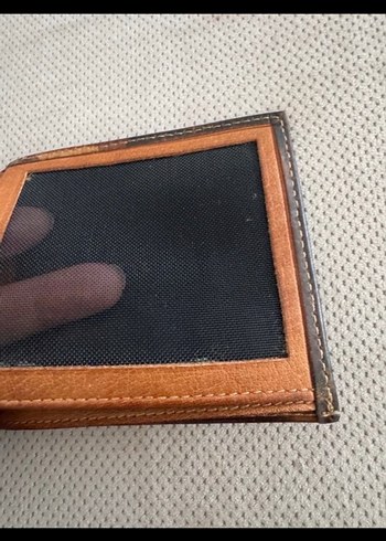 Deri Kahverengi Kamuflaj Desenli Erkek Cüzdanı - Görsel 5