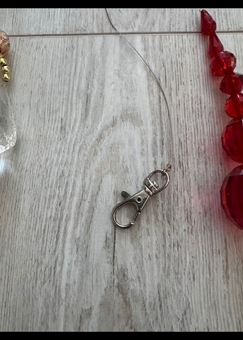 Parlak Kırmızı ve kahverengi perde süsleri - Görsel 8