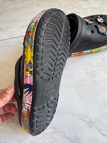 37 Beden siyah Renk Crocs terlik