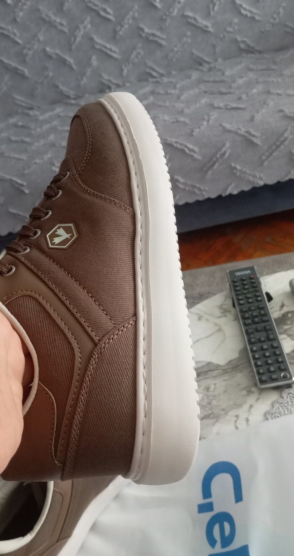 Kahverengi Erkek Bağcıklı Spor Ayakkabı - Görsel 4