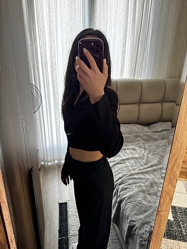 s Beden BERSHKA crop blazer