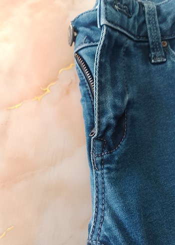 xs Beden Kadın Mavi Midi Kot Pantolon