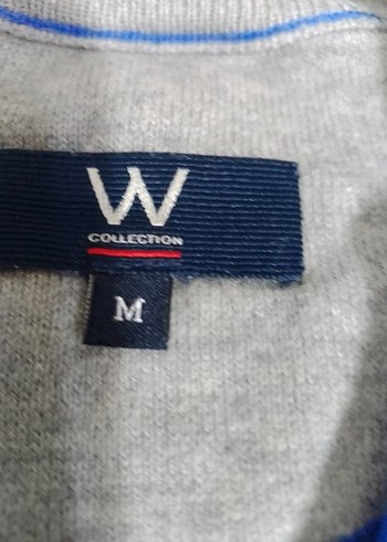 l Beden mavi Renk Mavi Fermuarlı Kadın Sweatshirt