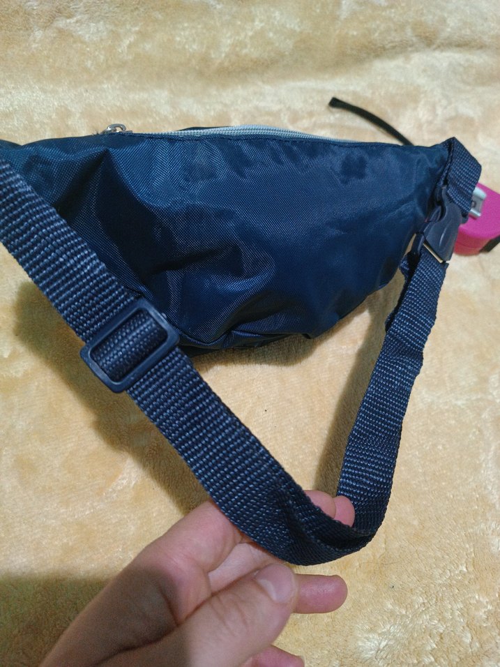 Mavi Baskılı Bel Çantası - Görsel 5