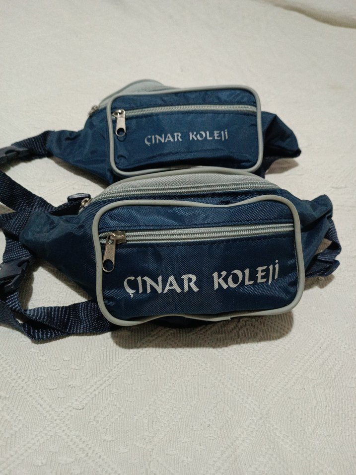 Mavi Baskılı Bel Çantası - Görsel 2