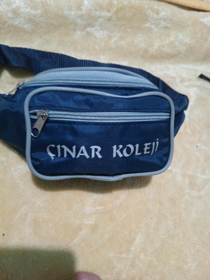 Mavi Baskılı Bel Çantası - Görsel 3