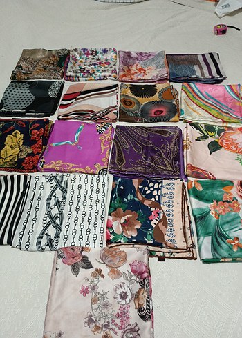 Dantel Detaylı Çok Renkli Bohem Kadın eşarp - Görsel 8