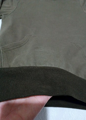 Gri Kapüşonlu Erkek Çocuk Sweatshirt - Görsel 4