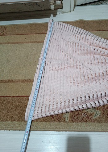 Kız Çocuk Pileli Triko Elbise - Görsel 6