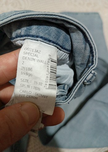 Gri Kadın Denim Günlük Jean - Görsel 4